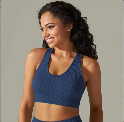 New Women's Workout Outfit 2 Pieces Yoga Leggings With Sports BraSet