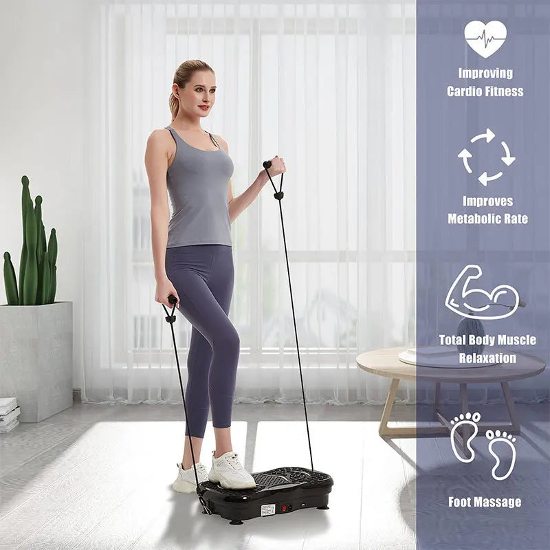 Electric Body Slimmer  Blue Tooth Music Home Fitness Exercise Vibrating Plate